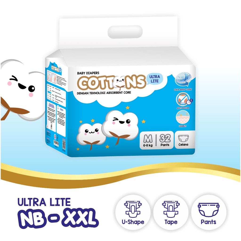 Pampers NB / Uk S Cotton Diapers, Bayi & Anak, Lainnya di Carousell