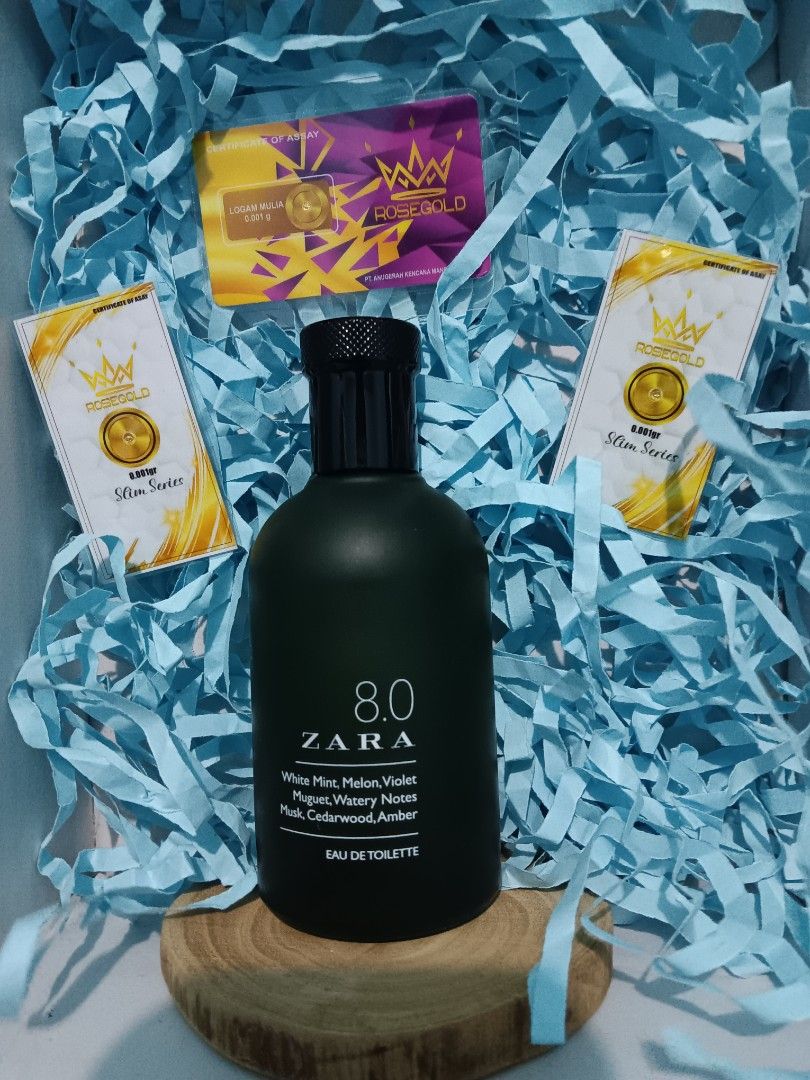 PARFUM ZARA 8.0 100ml ORI (No Box), Kesehatan & Kecantikan, Parfum, Kuku &  Lainnya di Carousell