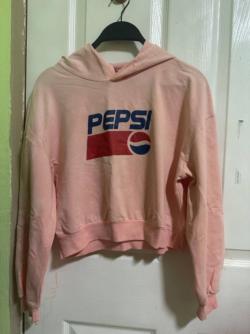 pepsi crop top hoodie Women s Fashion Coats Jackets and Outerwear on Carousell