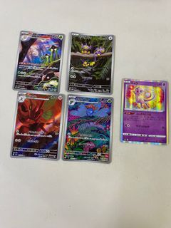 Pokemon card umbreon charizard pikachu gengar scarlet and violet raging ...