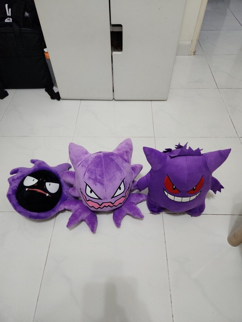 Pokemon plush gastly haunter gengar