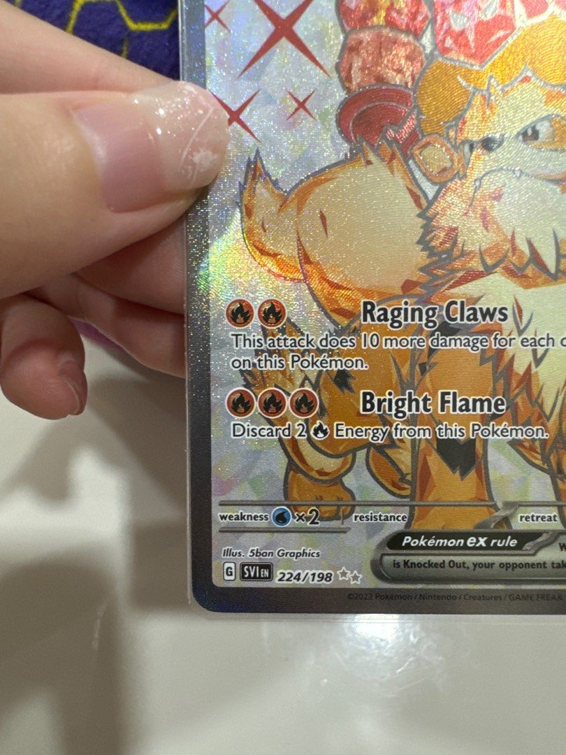 Pokemon TCG (En) - Arcanine Ex Scarlet & Violet Base Set 224/198