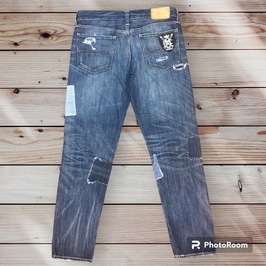 Polo Ralph Lauren Patch Work Men s Fashion Bottoms Jeans on