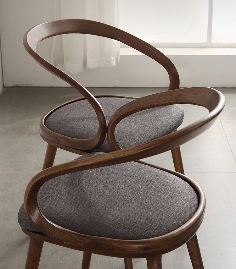 POW Modern Solid Wood Dining Chair, Furniture & Home Living, Furniture ...