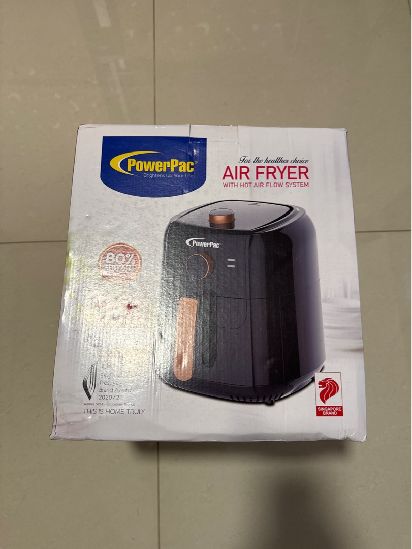 Air Fryer 5.5L with Hot Air Flow System (PPAF656) - PowerPacSG