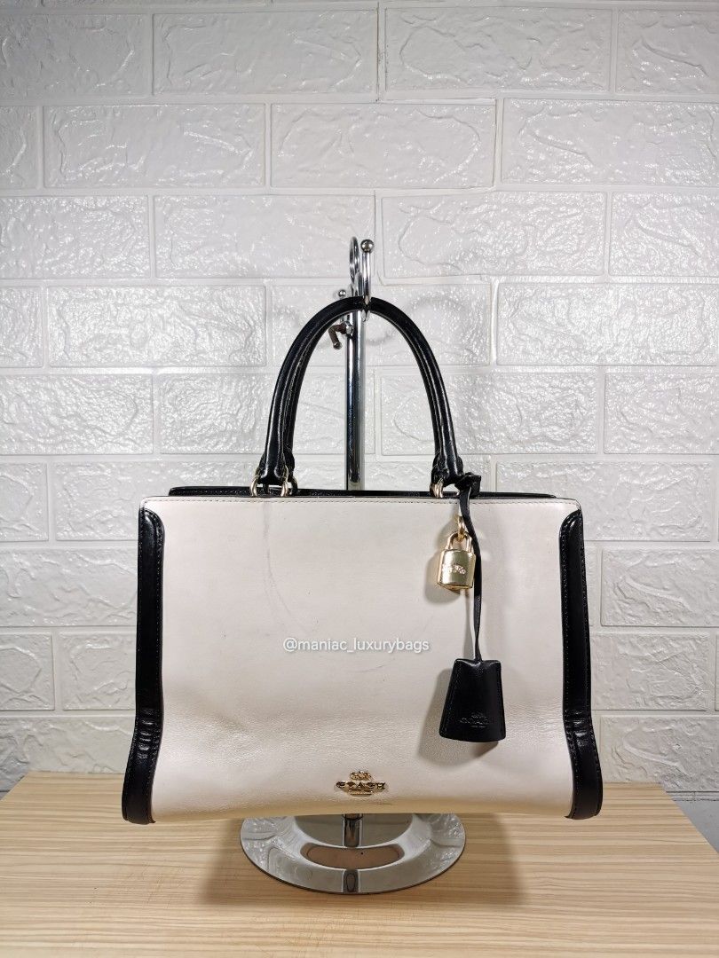 Coach zoe carryall colorblock outlet