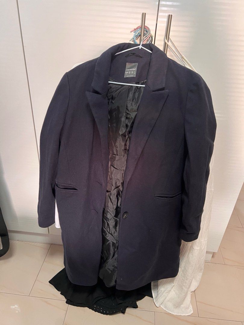primark mens long coat