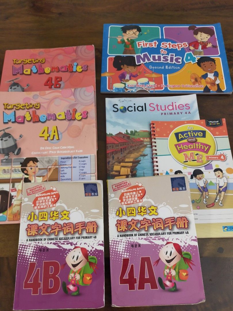 Primary 4 textbooks, Hobbies & Toys, Books & Magazines, Textbooks on ...