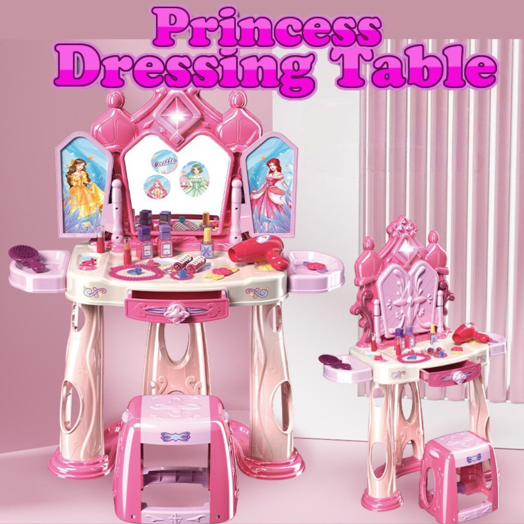 Princess Dressing Table (Category: Mirrors) located in Quezon City. Submitted by tanyachoa (Listing ID 1268335779, Image 1). Description: 🎈w/ sensor 🎈vinyl mirror.