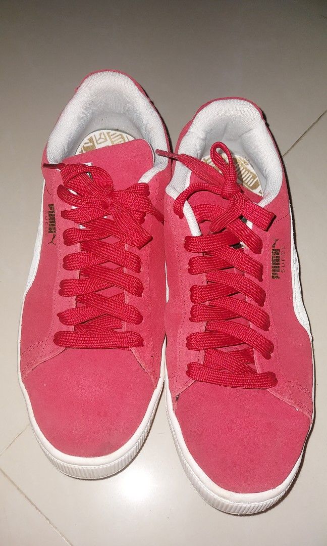 PUMA suede red Women s Fashion Footwear Sneakers on Carousell