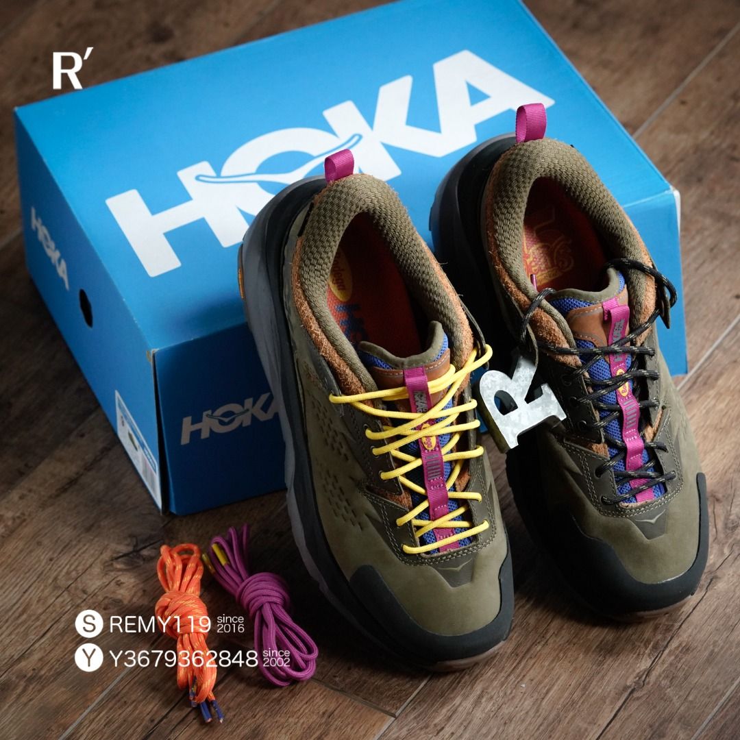 R'選物US9 Bodega Hoka One One Kaha Low GTX GORE-TEX 粉紅藍黃沙咖啡