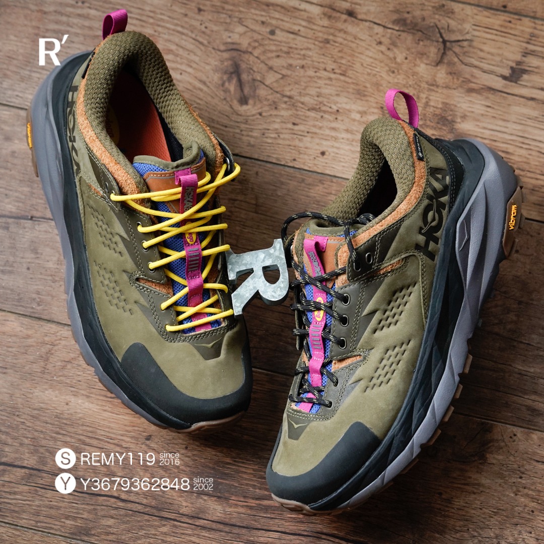 R'選物US9 Bodega Hoka One One Kaha Low GTX GORE-TEX 粉紅藍黃沙咖啡