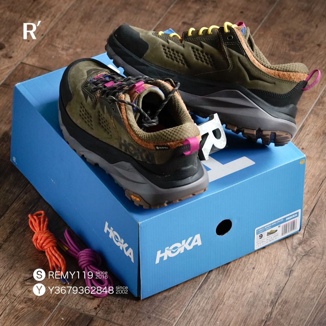 R'選物US9 Bodega Hoka One One Kaha Low GTX GORE-TEX 粉紅藍黃沙咖啡