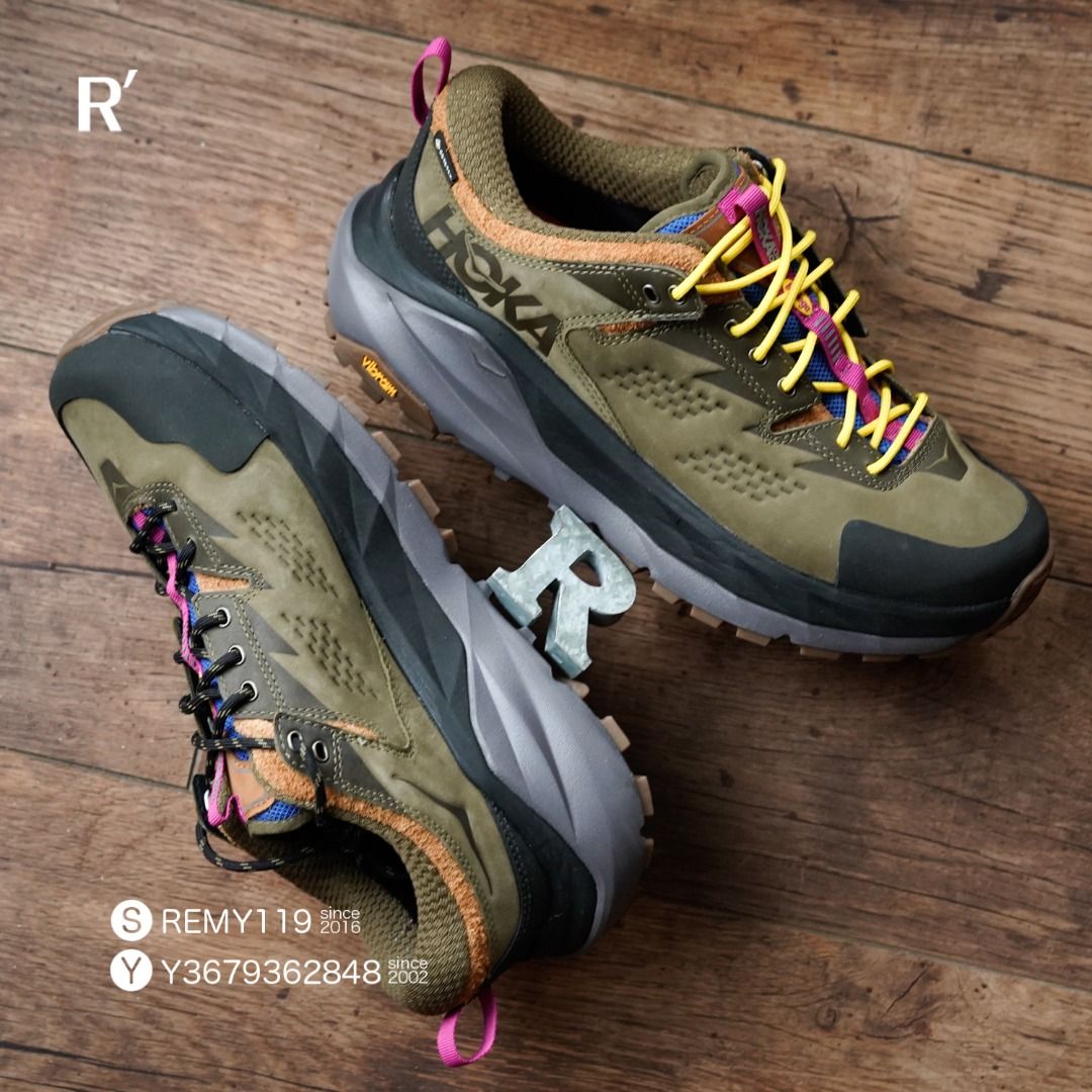 R'選物US9 Bodega Hoka One One Kaha Low GTX GORE-TEX 粉紅藍黃沙咖啡