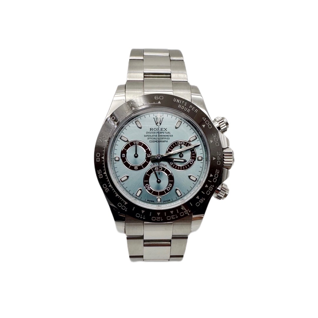 Rolex Daytona platinum ice blue 116506, Luxury, Watches on Carousell