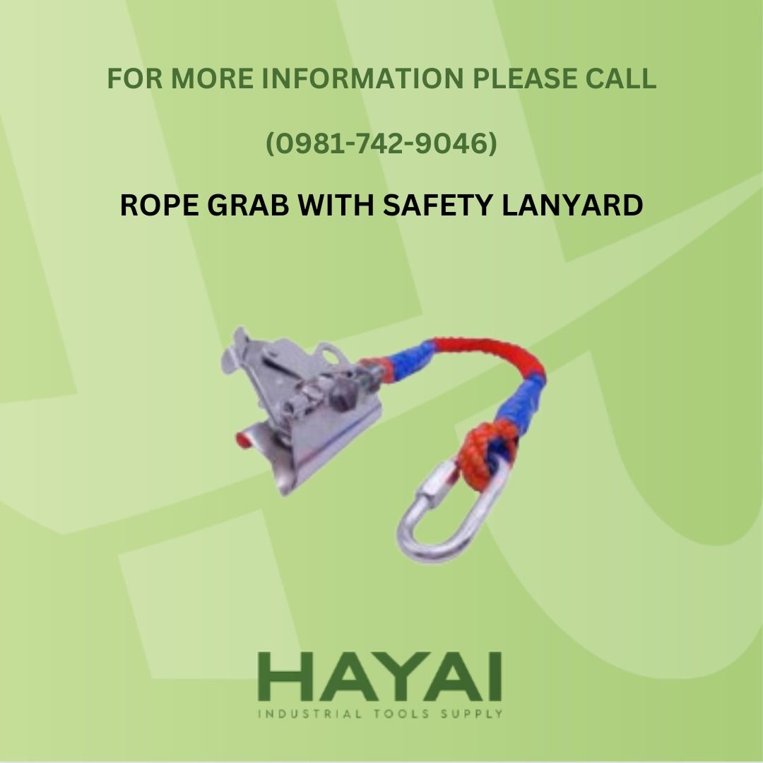 Rope Grab with Safety Lanyard, Commercial & Industrial, Construction
