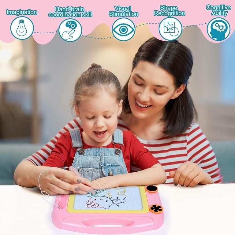 Sale FLY2SKY Toddler Toys for Girls 1 2 Year Old Magnetic Drawing Board Erasable Toy for Kids Age 1 2 Learning Toys for 2 3 4 Year Old Boys Birthday Gifts Hobbies Toys