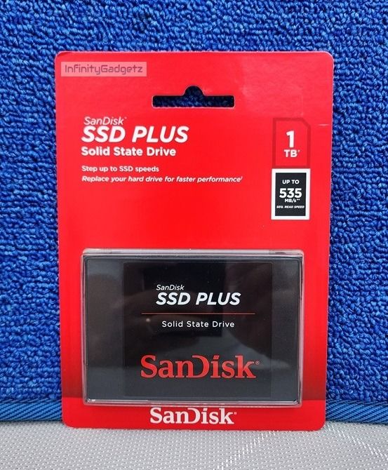 SanDisk SSD Plus Solid State Drive Internal SATA SSD (Category: Hard Disks & Thumbdrives) located in Manila. Submitted by infinitygadgetzph (Listing ID 1268403487, Image 3). Description: PRICES: 240GB - PHP 4,700 480GB - PHP 8,600 1TB - PHP 15,200 2TB - PHP 30,300 -Authentic -Authorized Dealer of SanDisk -Sealed and Brand New -With 1 Year Warranty (Must keep the complete box/carton for warranty claim) SPECIFICATIONS & FEATURES: Features -Helps ex
