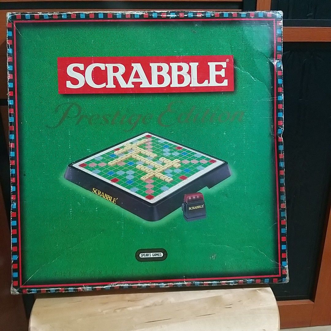 Scrabble Prestige Edition Mattel.k003, Toys & Collectibles, Permainan