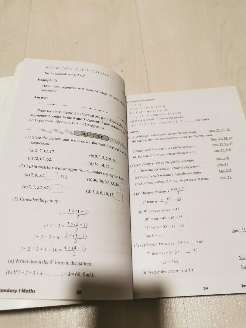 Sec 1/2 Math Assessment Book, Hobbies & Toys, Books & Magazines ...