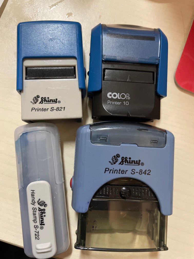 Self inking stamps, Hobbies & Toys, Memorabilia & Collectibles, Stamps & Prints on Carousell