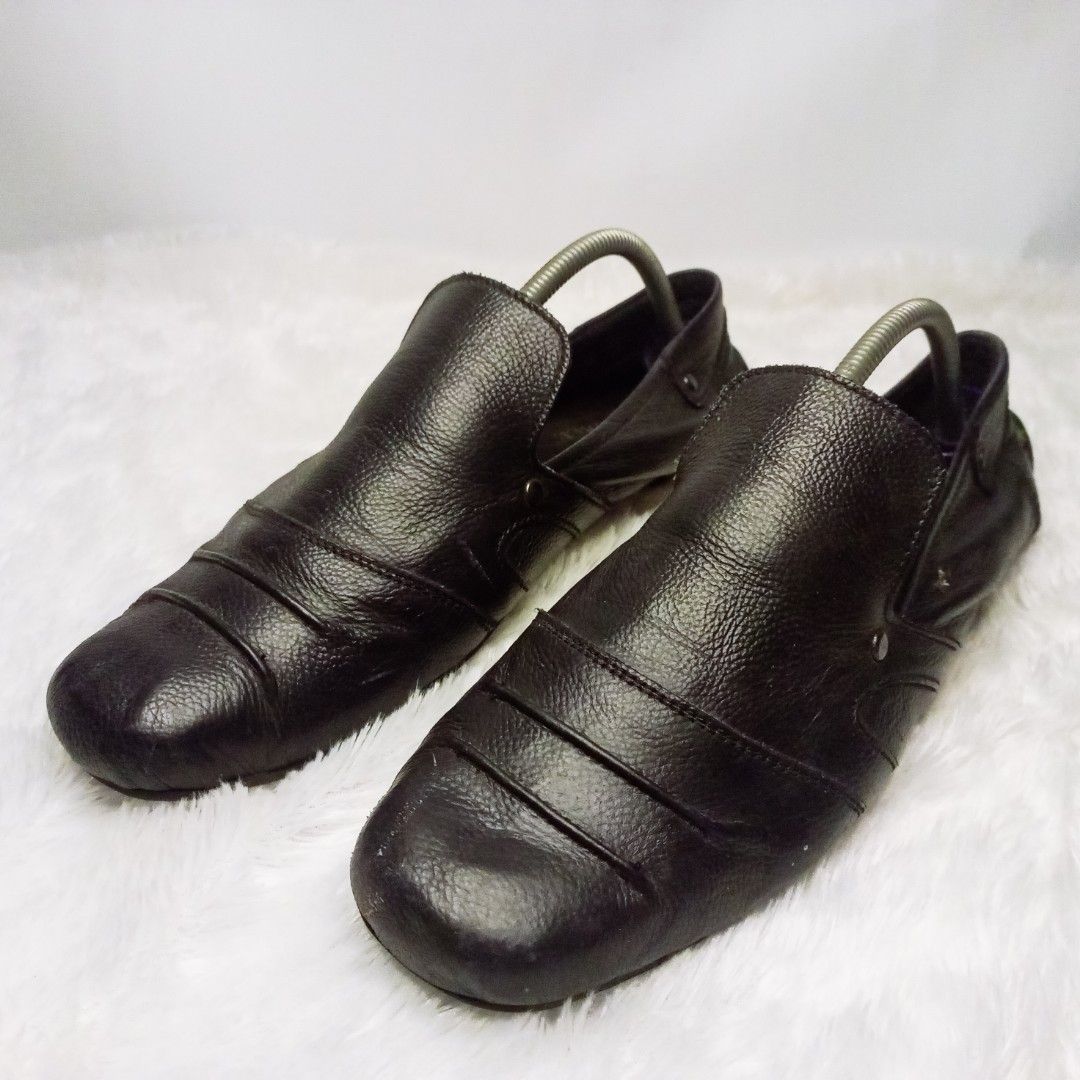 Sepatu Slip On Formal Warna Hitam Pria Fesyen Pria Sepatu