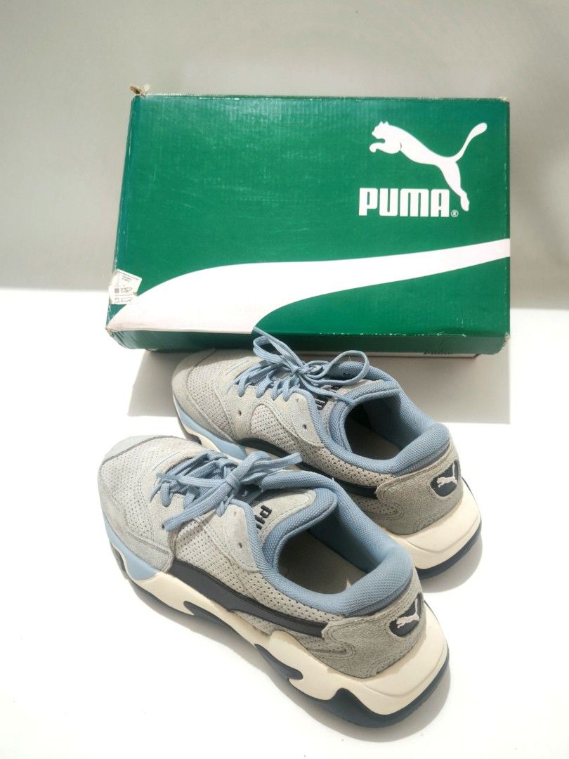 Sepatu sneakers PUMA Storm street Trainers Faded Denim original
