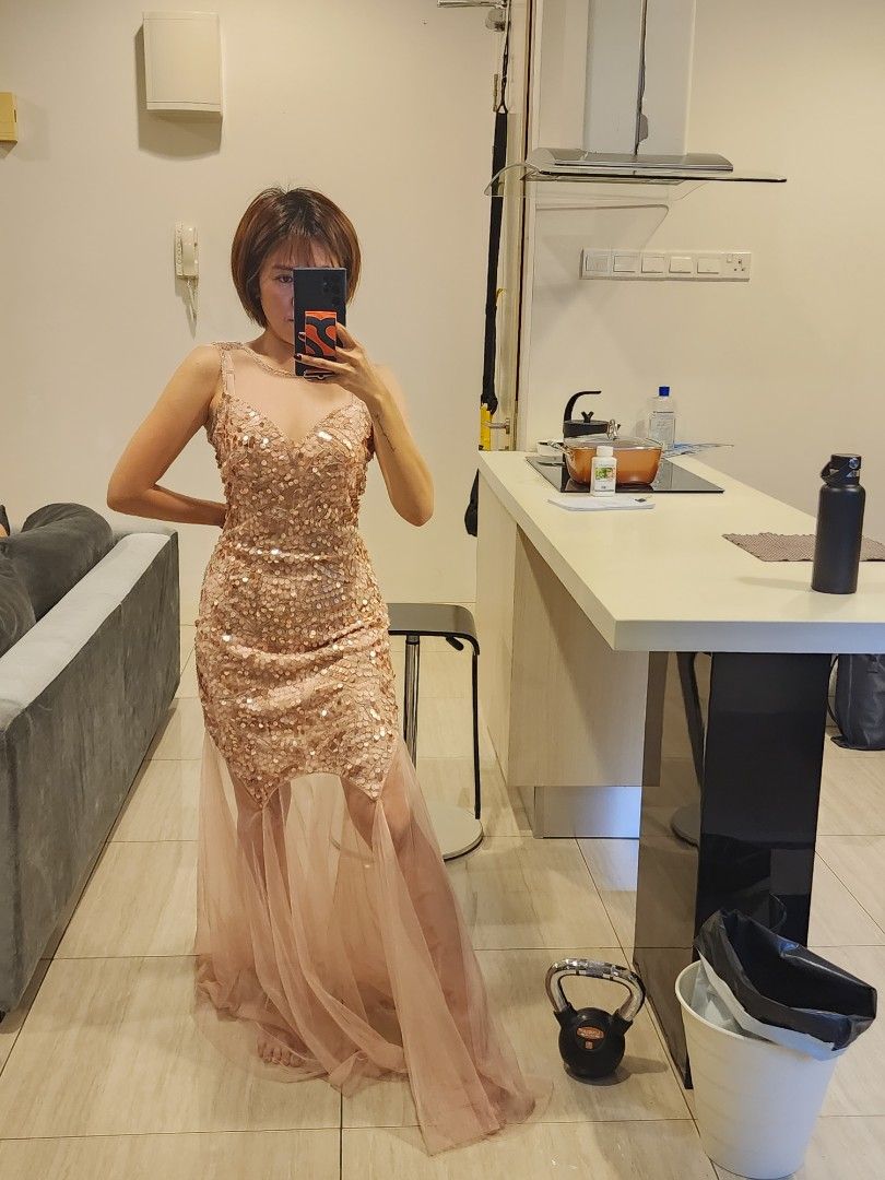 Shining Gown (cream color), Women's Fashion, Dresses & Sets, Evening Dresses & Gowns on Carousell Shining Gown (cream color), Women's Fashion, Dresses & Sets, Evening Dresses & Gowns on Carousell