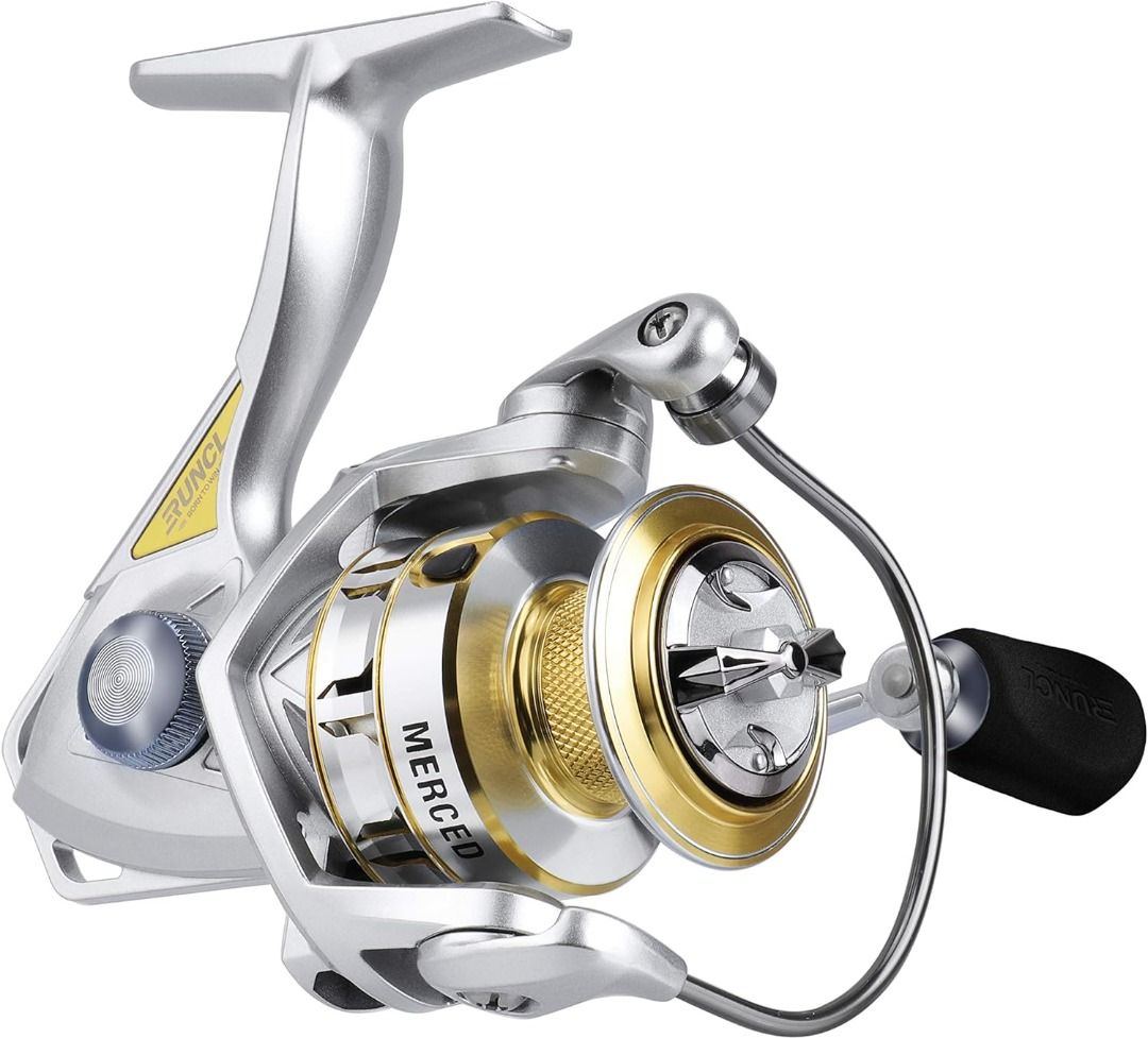 Spinning Fishing Reel Merced, Spinning Reel - 10+1 HPCR Ball Bearings,  Multi-Disc Drag System, CNC Line Management, Smooth Operation, Braid-Ready  Spool - Lightweight Fishing Spinning Reel APJT0072, Sports Equipment,  Fishing on Carousell