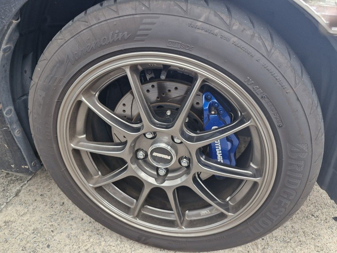 Honda Civic FC Sport rims 17", Car Accessories, Tyres & Rims on Carousell