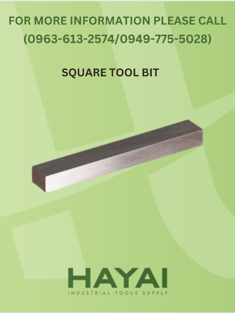 Square tool bit commercial industrial construction tools