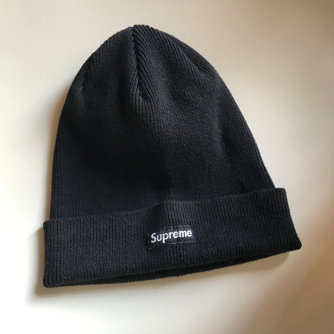 Supreme black box logo beanie
