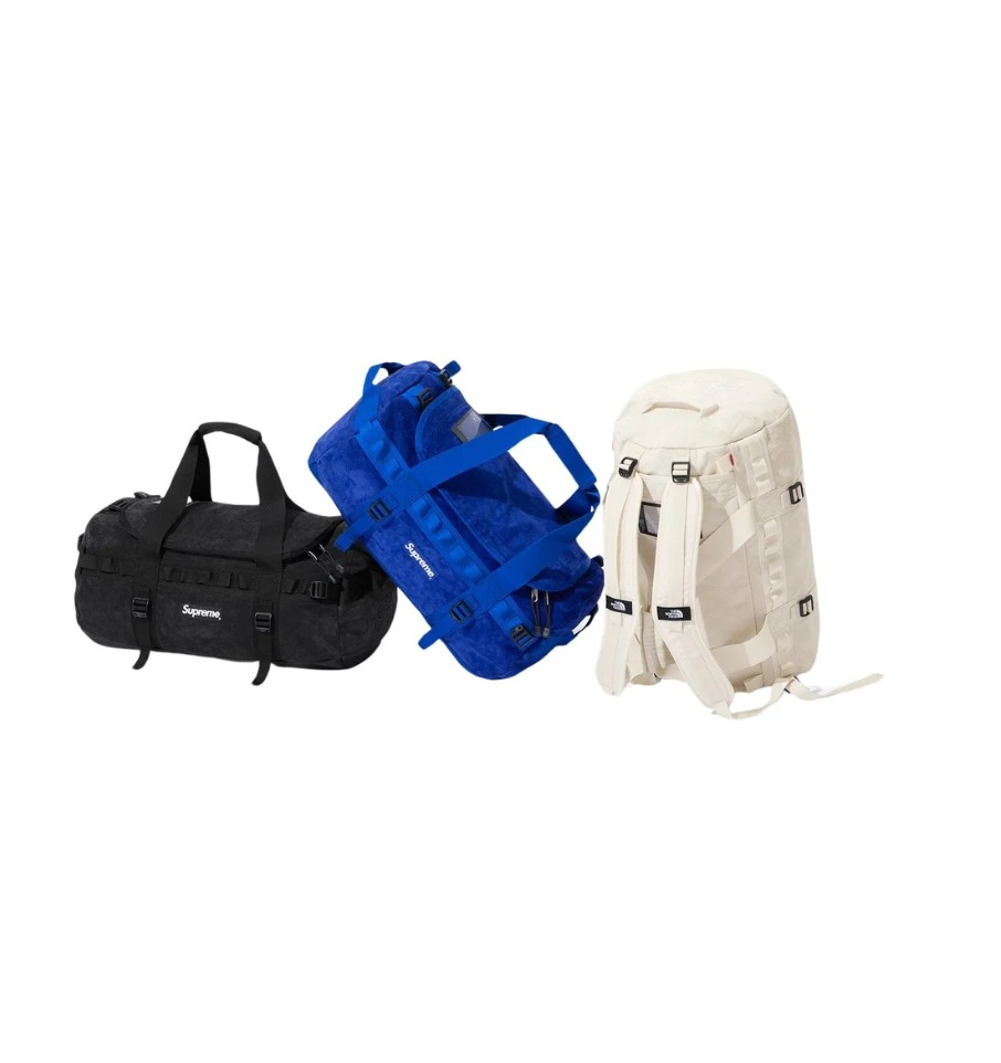 Supreme the north face suede Duffle Bag - ドラムバッグ