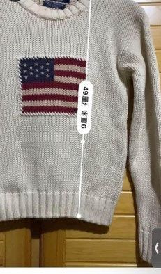 Sweater 95% new Ralph Lauren/Polo 美國旗針織(沒任何污漬）$180, 女