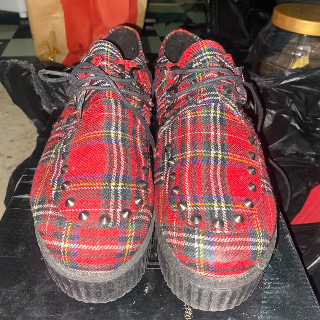 Tartan creepers top