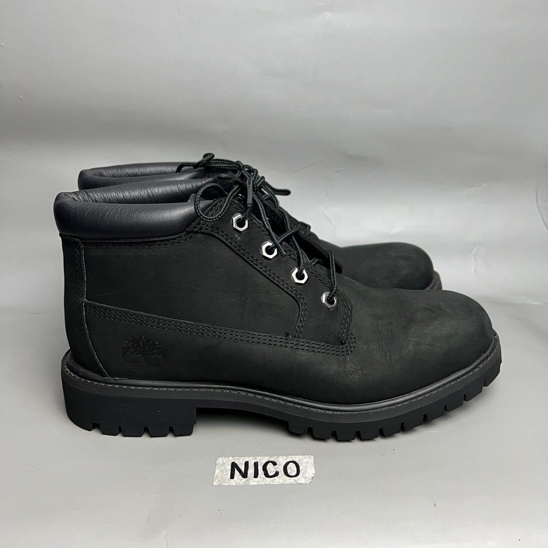 Timberland Icon Chukka Premium Waterproof Chukka Black Nubuck Boots