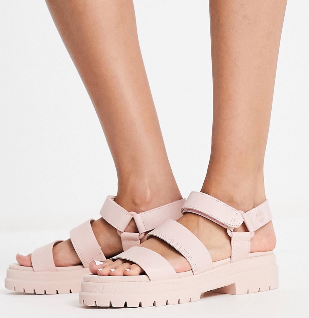 Timberland London Vibe Sandals Pink Women s Fashion Footwear