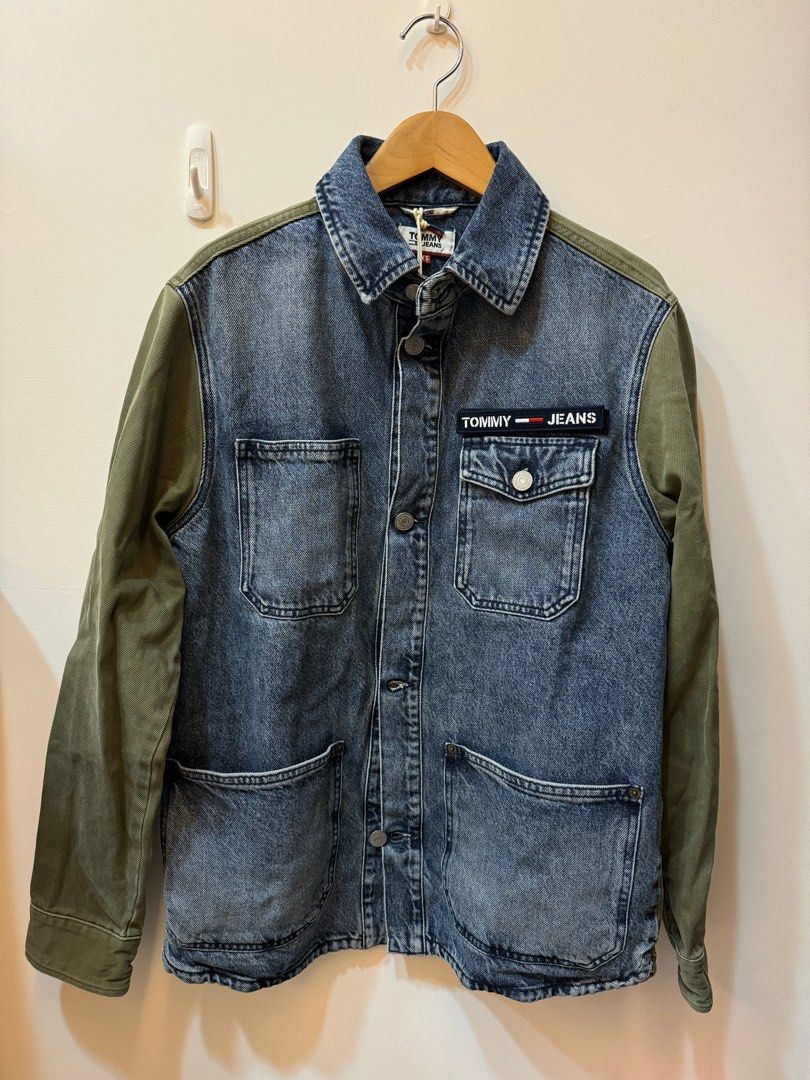 Tommy hilfiger denim jacket back shop print