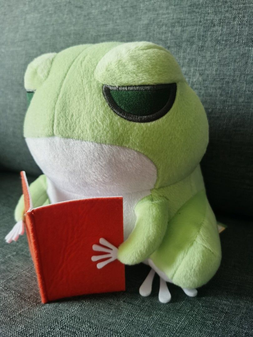 Travel frog plush cheap