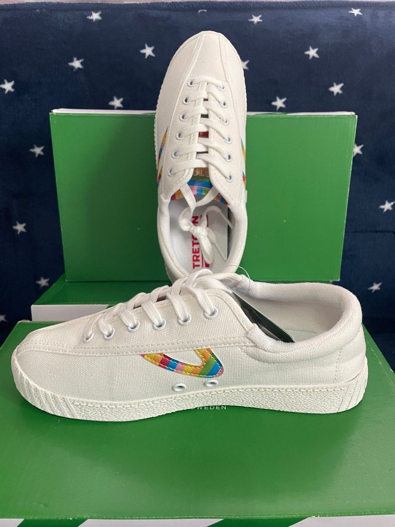 Tretorn rainbow sneakers clearance