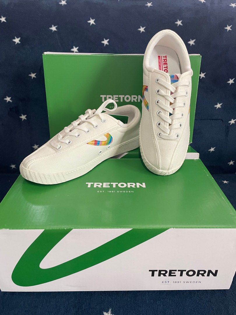 Tretorn rainbow sneakers new arrivals