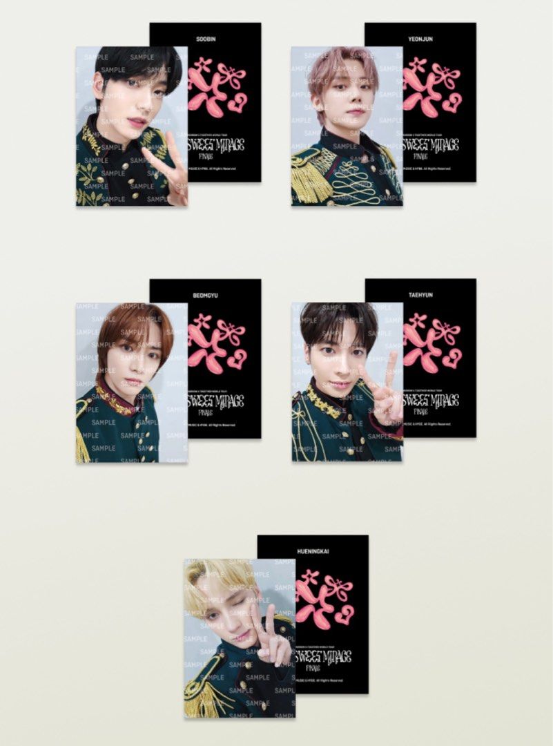 店内商品がすべてレジにて半額！！ : ACT Hueningkai TXT SWEET Photocard DVD Tour Finale MIRAGE ミュージック