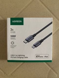 Ugreen braided mfi certified cable usb c to lightning  pd 20w fast charging
