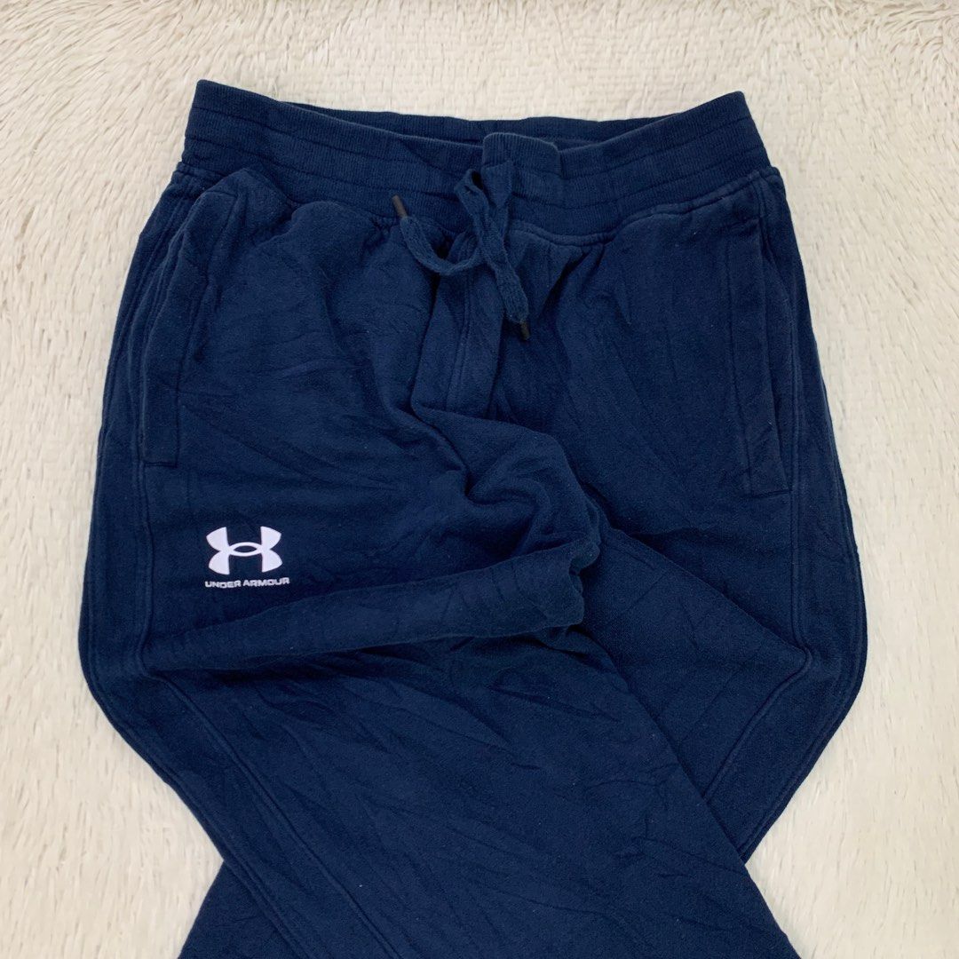 Navy blue best sale under armour sweatpants