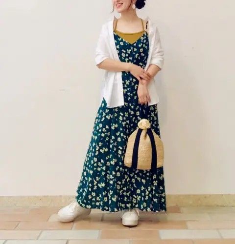 Uniqlo Printed Button Down Camisole Flare Dress, Women's Fashion, Dresses &  Sets, Dresses on Carousell