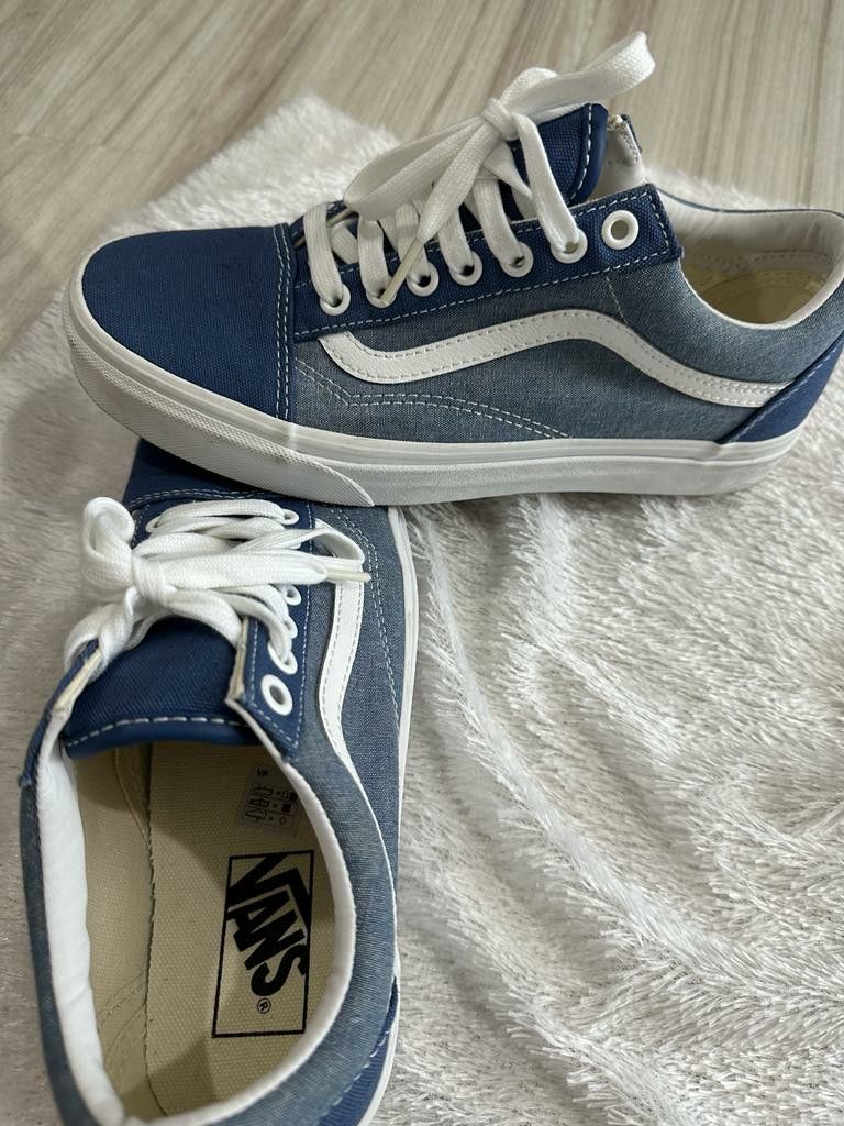 Chambray old sale skool vans