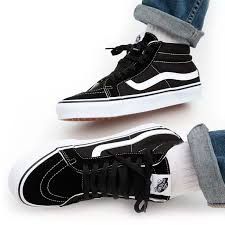 Vans Sk8 Mid Reissue Classic Black White