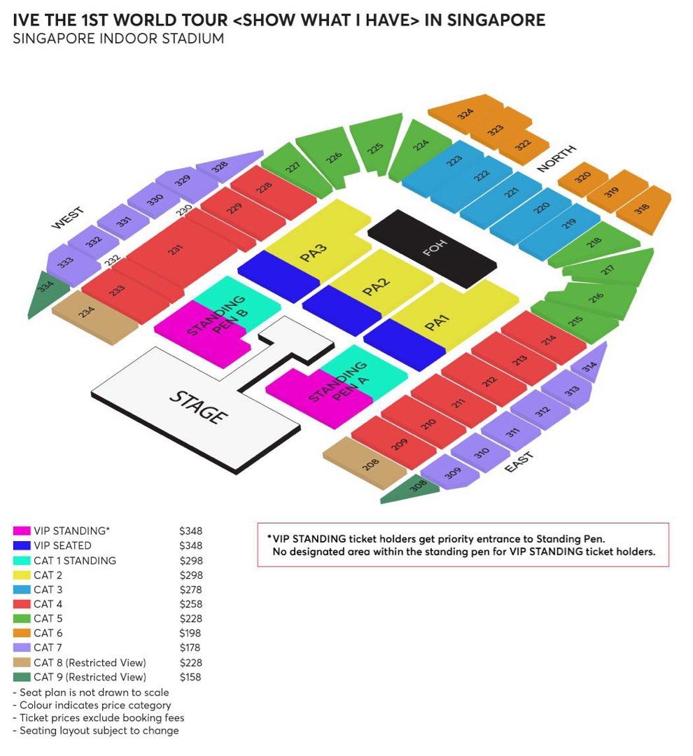 vip pen A ive concert tickets 2024, Tickets & Vouchers, Event Tickets