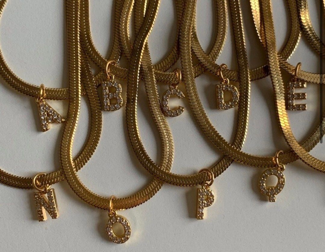 Waterproof name necklace cheap