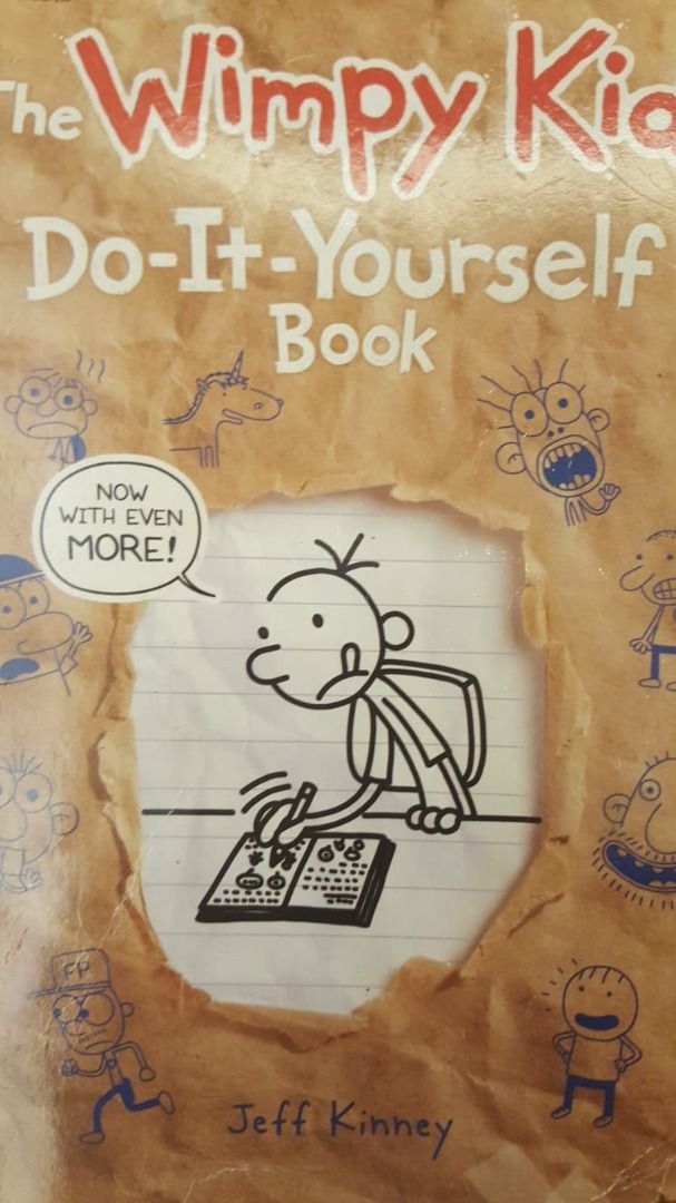 Wimpy Kid Do-It-Yourself activity book, Hobbies & Toys, Books